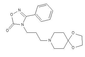 4-[3-(1,4-dioxa-8-azaspiro[4.5]decan-8-yl)propyl]-3-phenyl-1,2,4-oxadiazol-5-one