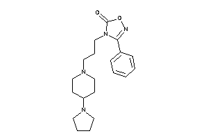 3-phenyl-4-[3-(4-pyrrolidinopiperidino)propyl]-1,2,4-oxadiazol-5-one