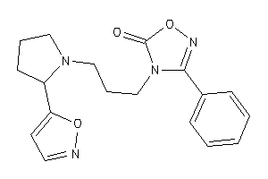 4-[3-(2-isoxazol-5-ylpyrrolidino)propyl]-3-phenyl-1,2,4-oxadiazol-5-one