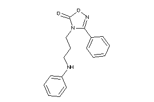 Image of 4-(3-anilinopropyl)-3-phenyl-1,2,4-oxadiazol-5-one