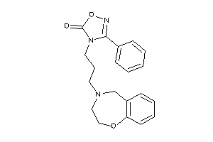 4-[3-(3,5-dihydro-2H-1,4-benzoxazepin-4-yl)propyl]-3-phenyl-1,2,4-oxadiazol-5-one