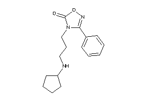 4-[3-(cyclopentylamino)propyl]-3-phenyl-1,2,4-oxadiazol-5-one