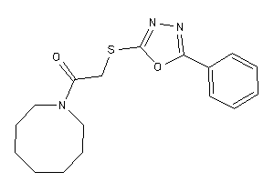 1-(azocan-1-yl)-2-[(5-phenyl-1,3,4-oxadiazol-2-yl)thio]ethanone