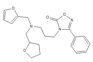 4-[3-[2-furfuryl(tetrahydrofurfuryl)amino]propyl]-3-phenyl-1,2,4-oxadiazol-5-one