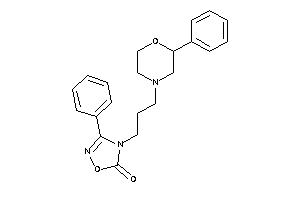 3-phenyl-4-[3-(2-phenylmorpholino)propyl]-1,2,4-oxadiazol-5-one