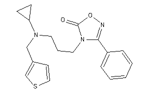 4-[3-[cyclopropyl(3-thenyl)amino]propyl]-3-phenyl-1,2,4-oxadiazol-5-one