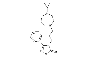 4-[3-(4-cyclopropyl-1,4-diazepan-1-yl)propyl]-3-phenyl-1,2,4-oxadiazol-5-one