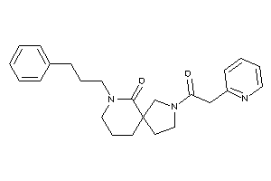 7-(3-phenylpropyl)-3-[2-(2-pyridyl)acetyl]-3,7-diazaspiro[4.5]decan-6-one