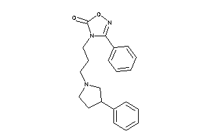 3-phenyl-4-[3-(3-phenylpyrrolidino)propyl]-1,2,4-oxadiazol-5-one