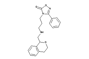 Image of 4-[3-(isochroman-1-ylmethylamino)propyl]-3-phenyl-1,2,4-oxadiazol-5-one