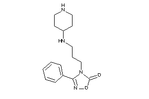 3-phenyl-4-[3-(4-piperidylamino)propyl]-1,2,4-oxadiazol-5-one