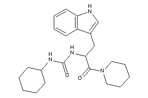 1-cyclohexyl-3-[1-(1H-indol-3-ylmethyl)-2-keto-2-piperidino-ethyl]urea