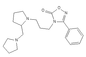 3-phenyl-4-[3-[2-(pyrrolidinomethyl)pyrrolidino]propyl]-1,2,4-oxadiazol-5-one