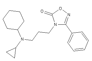 4-[3-[cyclohexyl(cyclopropyl)amino]propyl]-3-phenyl-1,2,4-oxadiazol-5-one