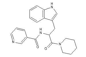 N-[1-(1H-indol-3-ylmethyl)-2-keto-2-piperidino-ethyl]nicotinamide