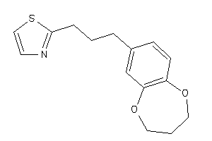 2-[3-(3,4-dihydro-2H-1,5-benzodioxepin-7-yl)propyl]thiazole