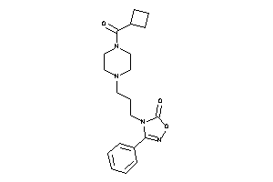 4-[3-[4-(cyclobutanecarbonyl)piperazino]propyl]-3-phenyl-1,2,4-oxadiazol-5-one