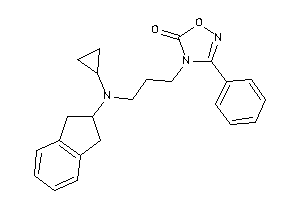 4-[3-[cyclopropyl(indan-2-yl)amino]propyl]-3-phenyl-1,2,4-oxadiazol-5-one