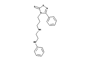 4-[3-(2-anilinoethylamino)propyl]-3-phenyl-1,2,4-oxadiazol-5-one