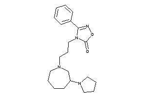 3-phenyl-4-[3-(3-pyrrolidinoazepan-1-yl)propyl]-1,2,4-oxadiazol-5-one