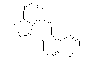 1H-pyrazolo[3,4-d]pyrimidin-4-yl(8-quinolyl)amine