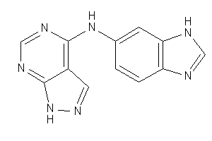 3H-benzimidazol-5-yl(1H-pyrazolo[3,4-d]pyrimidin-4-yl)amine