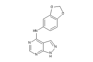 1,3-benzodioxol-5-yl(1H-pyrazolo[3,4-d]pyrimidin-4-yl)amine