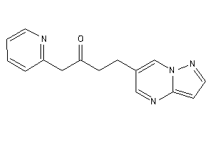 4-pyrazolo[1,5-a]pyrimidin-6-yl-1-(2-pyridyl)butan-2-one