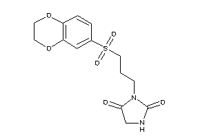 3-[3-(2,3-dihydro-1,4-benzodioxin-6-ylsulfonyl)propyl]hydantoin