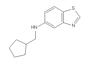 1,3-benzothiazol-5-yl(cyclopentylmethyl)amine
