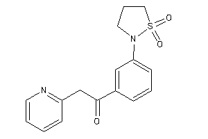 1-[3-(1,1-diketo-1,2-thiazolidin-2-yl)phenyl]-2-(2-pyridyl)ethanone