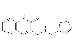 3-[(cyclopentylmethylamino)methyl]carbostyril