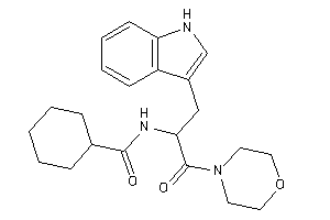 N-[1-(1H-indol-3-ylmethyl)-2-keto-2-morpholino-ethyl]cyclohexanecarboxamide