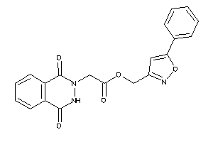 2-(1,4-diketo-3H-phthalazin-2-yl)acetic Acid (5-phenylisoxazol-3-yl)methyl Ester