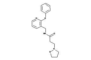 Image of 3-isoxazolidin-2-yl-N-[(2-phenoxy-3-pyridyl)methyl]propionamide