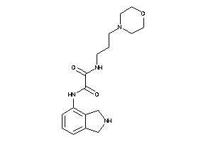 N'-isoindolin-4-yl-N-(3-morpholinopropyl)oxamide