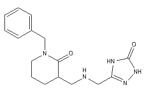 1-benzyl-3-[[(5-keto-1,4-dihydro-1,2,4-triazol-3-yl)methylamino]methyl]-2-piperidone