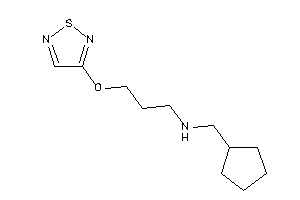 Image of Cyclopentylmethyl-[3-(1,2,5-thiadiazol-3-yloxy)propyl]amine