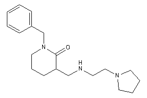 1-benzyl-3-[(2-pyrrolidinoethylamino)methyl]-2-piperidone