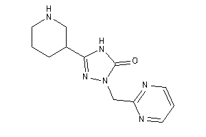 5-(3-piperidyl)-2-(2-pyrimidylmethyl)-4H-1,2,4-triazol-3-one