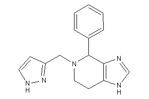 4-phenyl-5-(1H-pyrazol-3-ylmethyl)-1,4,6,7-tetrahydroimidazo[4,5-c]pyridine