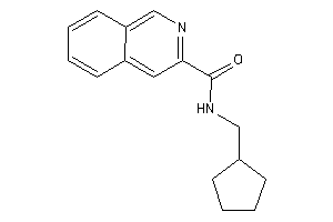 N-(cyclopentylmethyl)isoquinoline-3-carboxamide