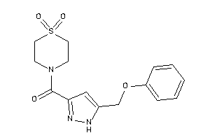 (1,1-diketo-1,4-thiazinan-4-yl)-[5-(phenoxymethyl)-1H-pyrazol-3-yl]methanone