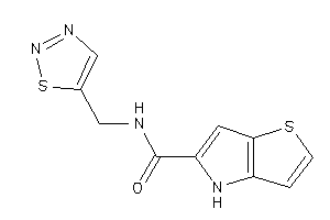 Image of N-(thiadiazol-5-ylmethyl)-4H-thieno[3,2-b]pyrrole-5-carboxamide