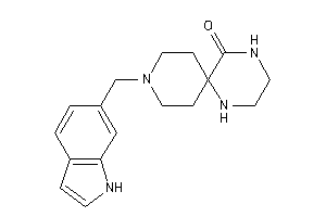 Image of 9-(1H-indol-6-ylmethyl)-1,4,9-triazaspiro[5.5]undecan-5-one