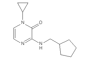 3-(cyclopentylmethylamino)-1-cyclopropyl-pyrazin-2-one