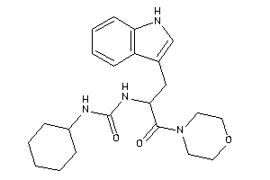 1-cyclohexyl-3-[1-(1H-indol-3-ylmethyl)-2-keto-2-morpholino-ethyl]urea