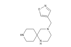 4-(2,5,9-triazaspiro[5.5]undecan-2-ylmethyl)isoxazole