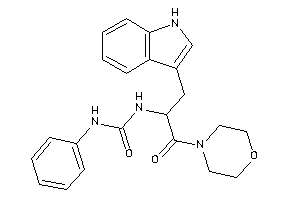 1-[1-(1H-indol-3-ylmethyl)-2-keto-2-morpholino-ethyl]-3-phenyl-urea