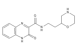 3-keto-N-(2-morpholin-2-ylethyl)-4H-quinoxaline-2-carboxamide